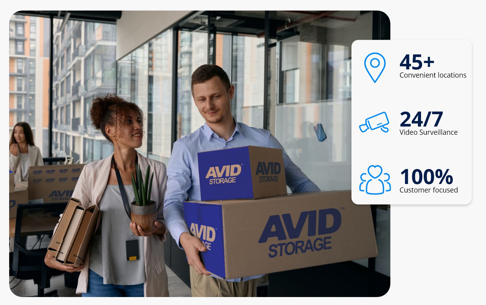 business people using Avid Storage.
